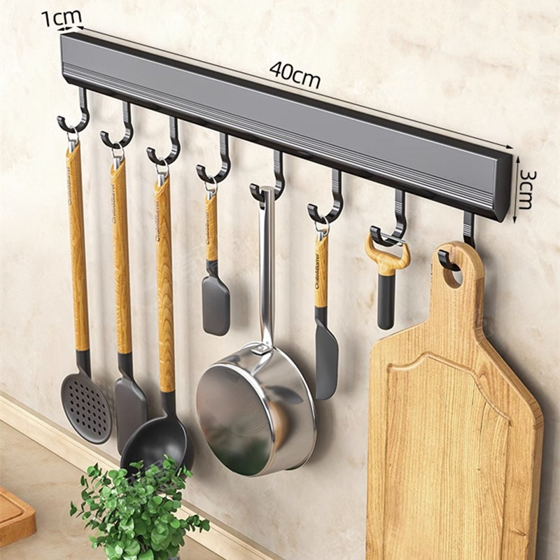 Kitchen Gadgets Needed - Manufacturers Supply Kitchen Hook Rack Punch-free
