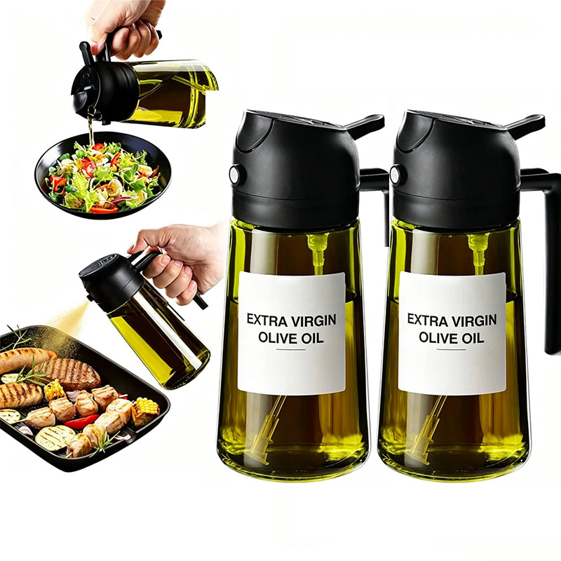 Kitchen Gadgets Air Fryer - Olive Oil Dispenser Plastic Bottle for