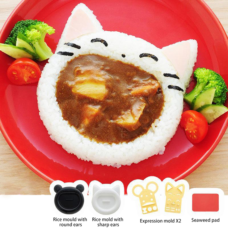 Kitchen Gadgets Deals - 1Pcs Cute Cartoon Cat Bear Sushi