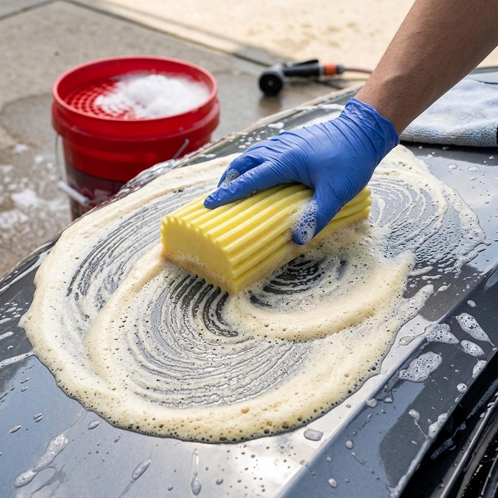 Kitchen Gadgets Needed - 4PCS Strong Absorbent PVA Cleaning Sponge