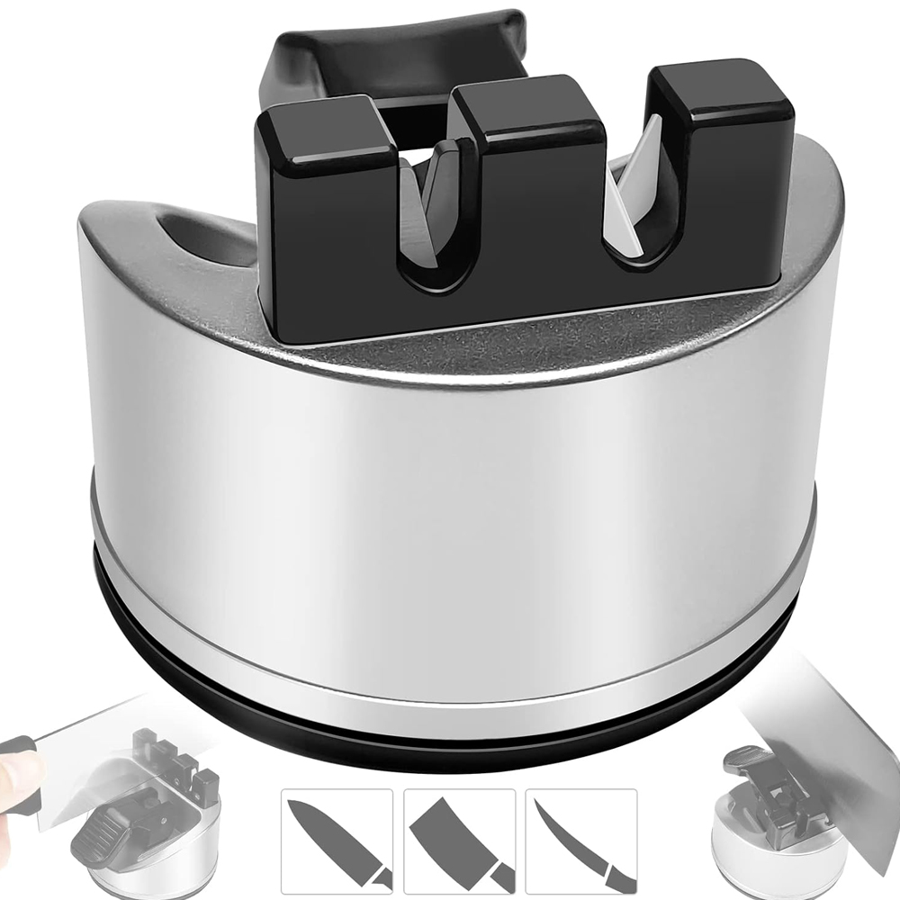 Kitchen Hand Gadgets - 2025 New Hands Free Knife Sharpener
