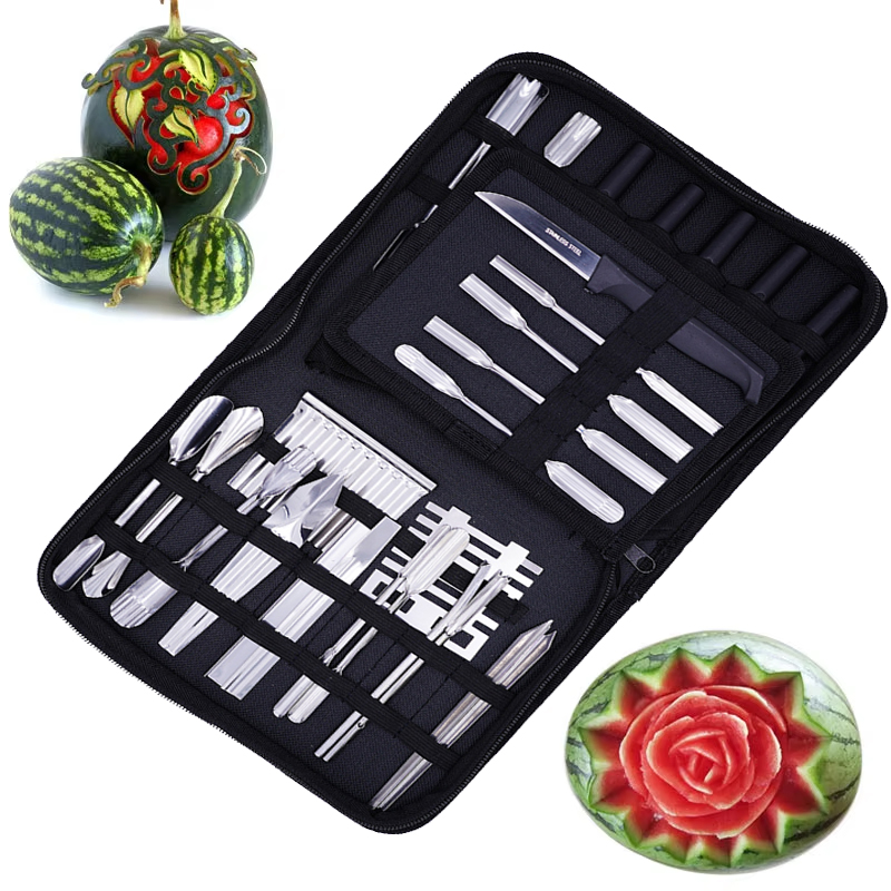 Kitchen Gadgets Smart - 46pc/Set Vegetable Fruit Culinary Carving Tools