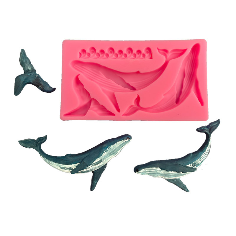 Kitchen Gadgets Deals - DIY Whale Silicone Mold Ocean Series