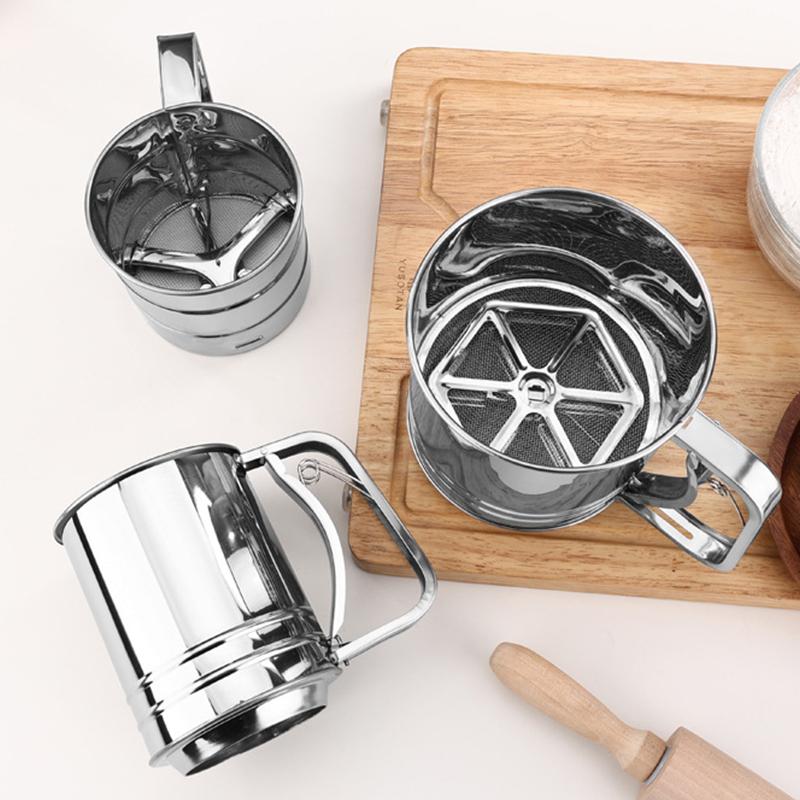 Stainless Steel Flour Sieve Cu - Kitchen Hand Gadgets recension och pris