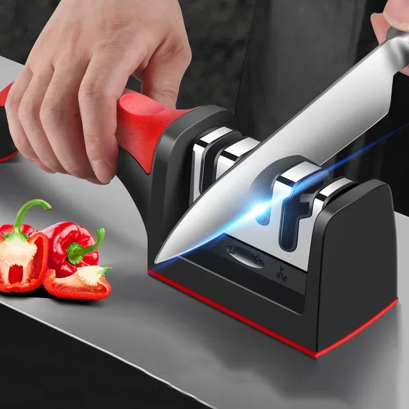 3 Segment Knife Sharpener Kitc - Kitchen Gadgets Needed recension och pris