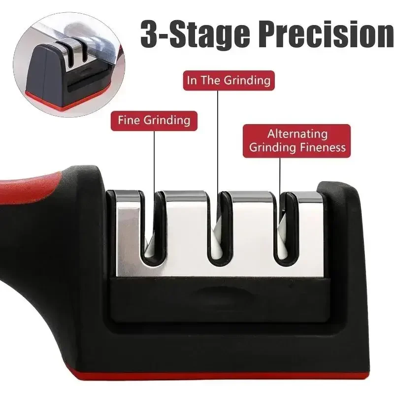 3 Segment Knife Sharpener Kitc - Kitchen Gadgets Needed recension och pris