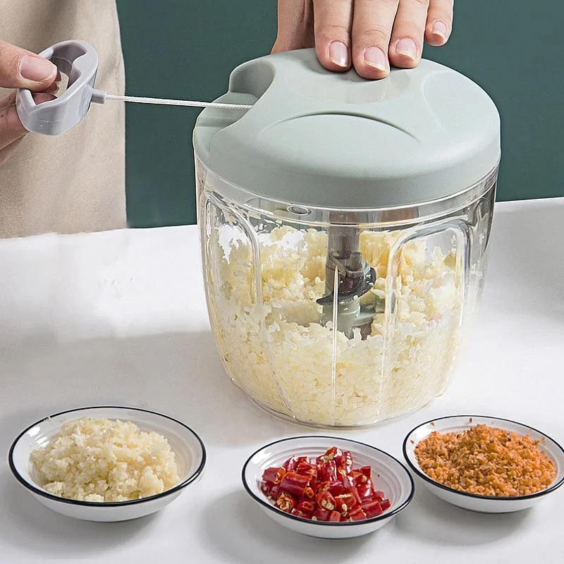 500/900ML Hand Chopper Manual  - Spiralizer Vegetable Noodle recension och pris