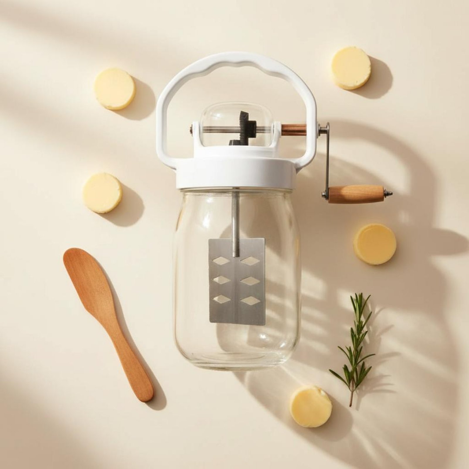Hand Crank Butter Churner Manu - Kitchen Hand Gadgets recension och pris