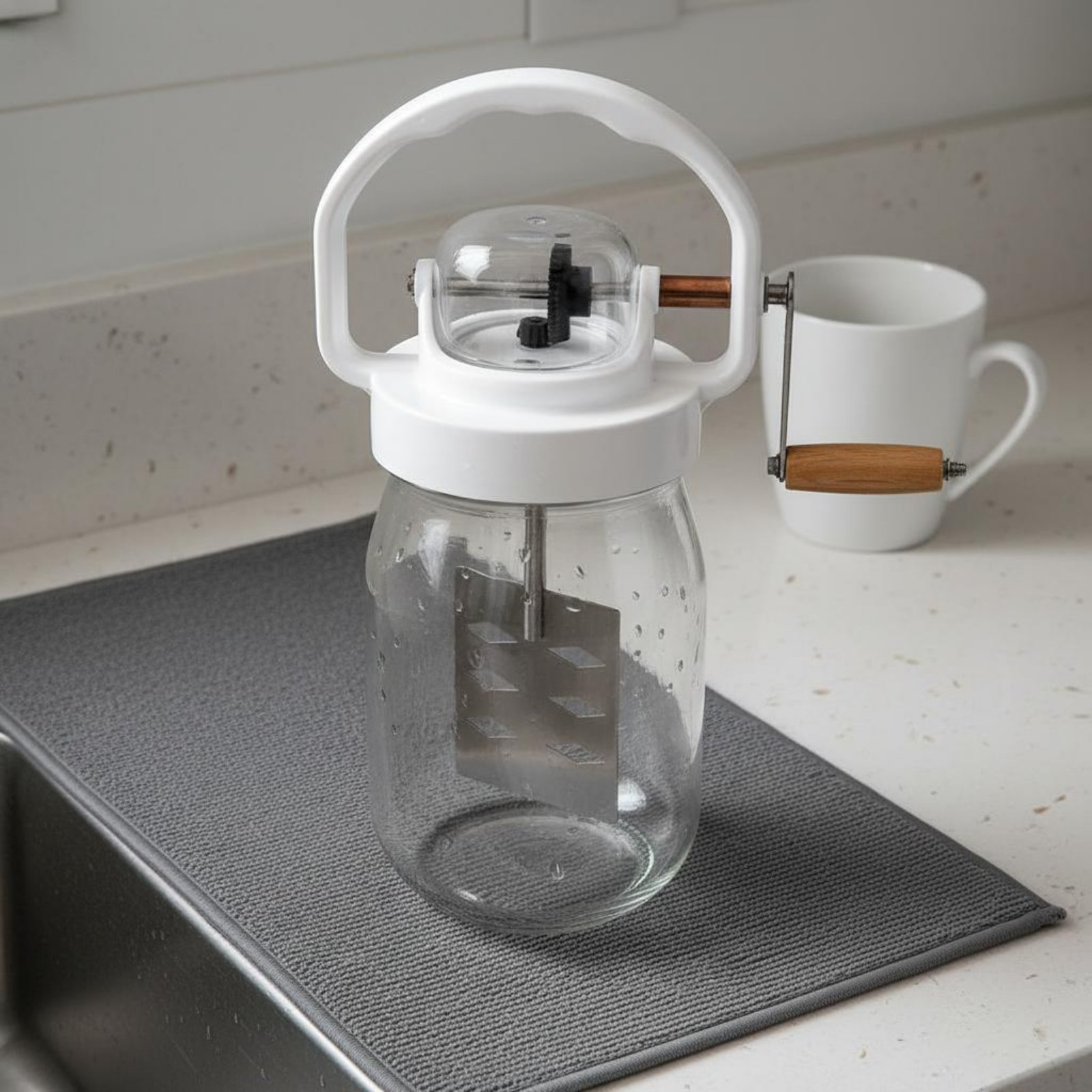 Hand Crank Butter Churner Manu - Kitchen Hand Gadgets recension och pris