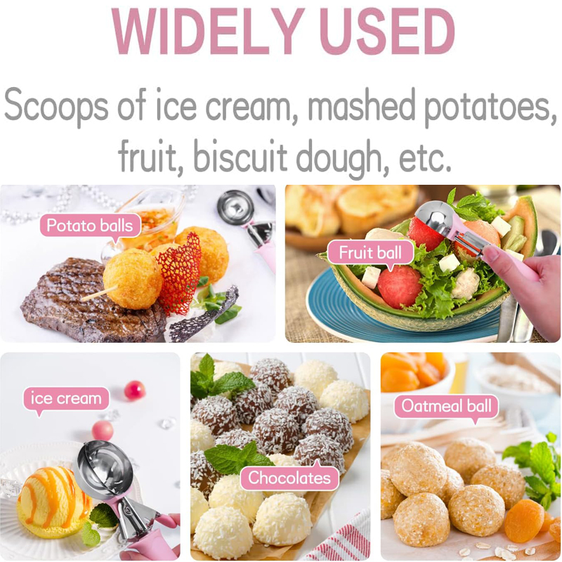 Stainless Steel Ice Cream Scoo - Kitchen Gadgets Needed recension och pris