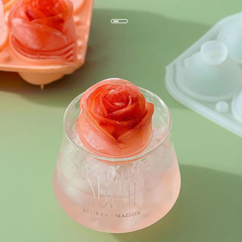 3D Rose Ice Molds 4 Holes Ice  - Kitchen Gadgets Deals recension och pris