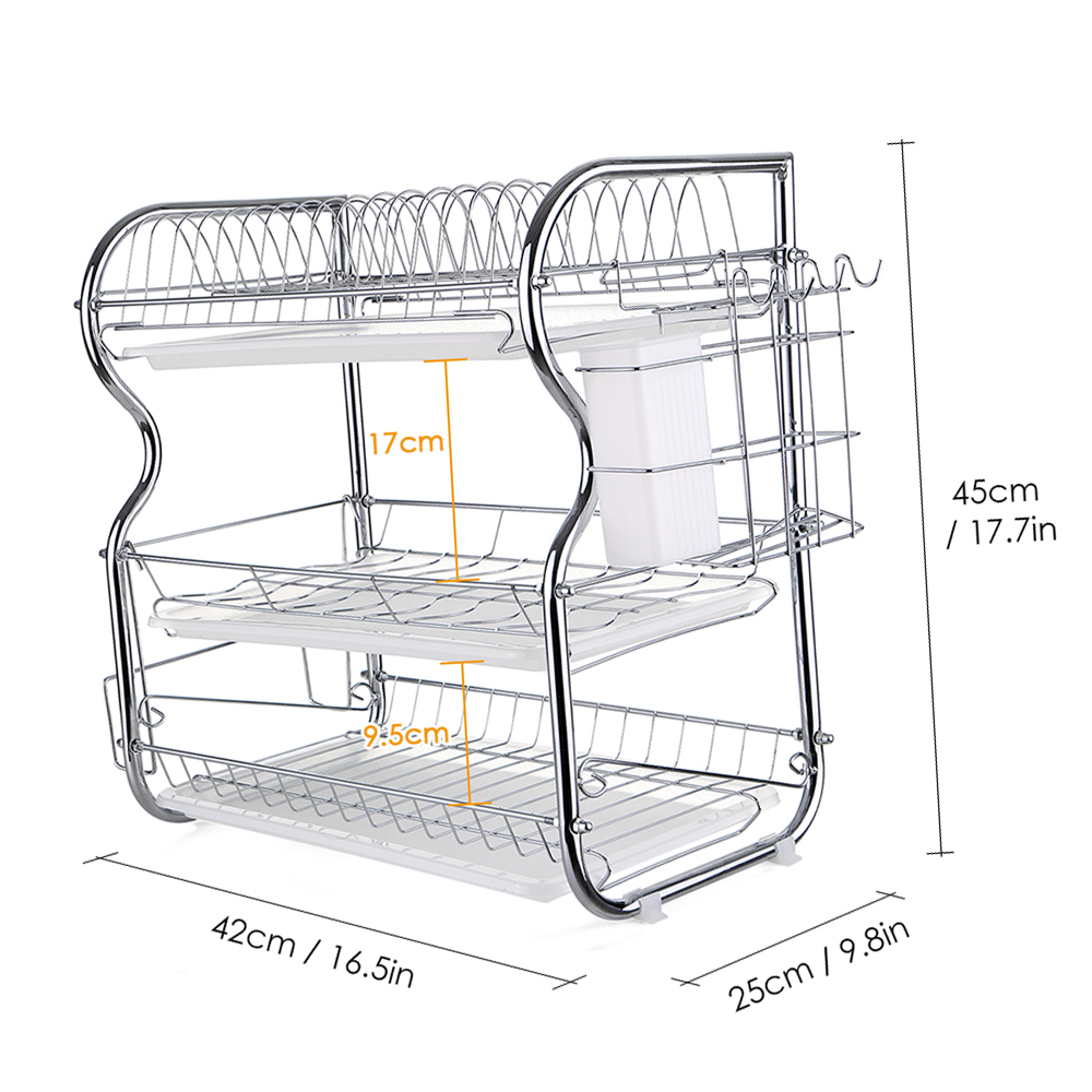 Multi-functional 3-Tier Dish R - Kitchen Gadgets Needed recension och pris