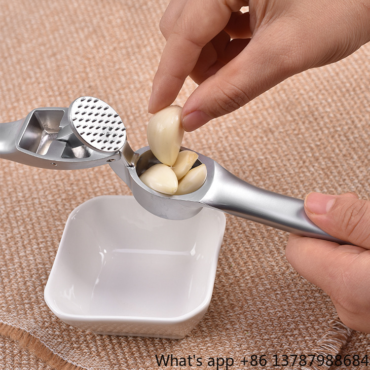 Zinc Alloy Garlic Press, Hand- - Kitchen Hand Gadgets recension och pris