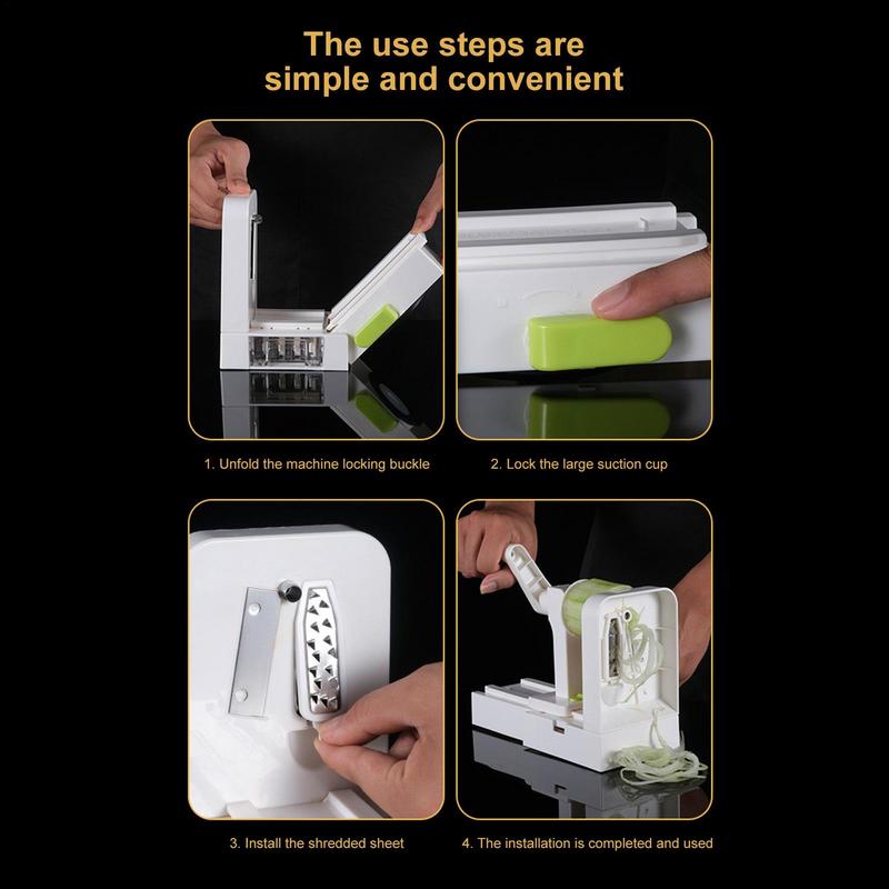 Vegetable Grater Potato Spiral - Spiralizer Vegetable Noodle recension och pris