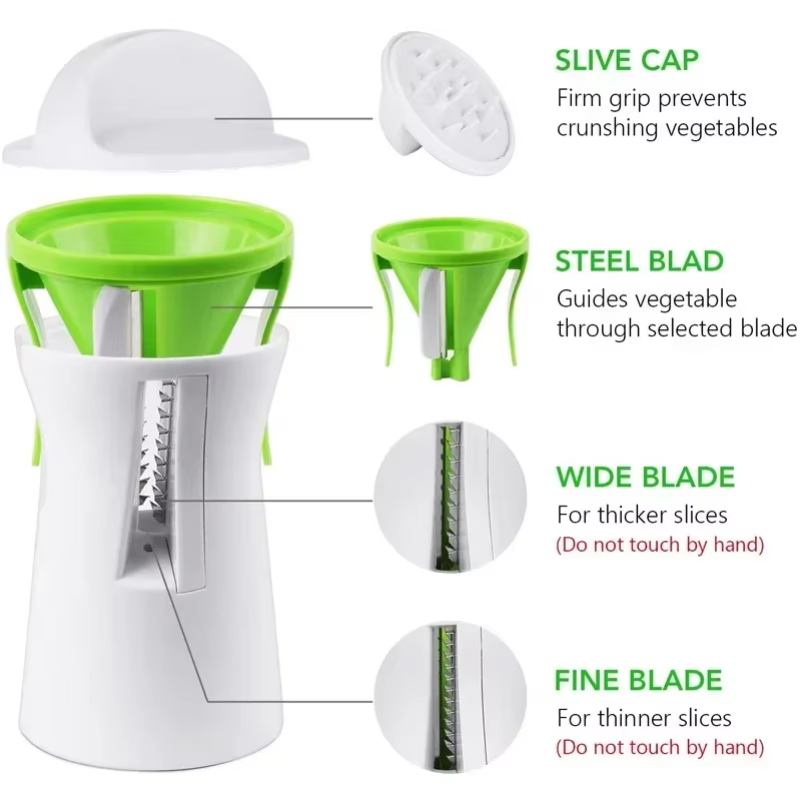 LMETJMA Heavy Duty Spiralizer  - Spiralizer Vegetable Noodle recension och pris