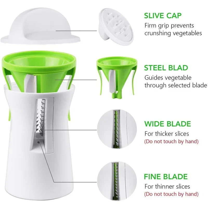 LMETJMA Heavy Duty Spiralizer  - Spiralizer Vegetable Noodle recension och pris