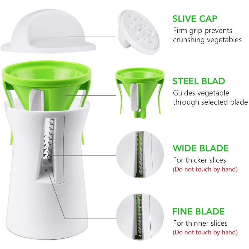 Heavy Duty Vegetable Spiralize - Spiralizer Vegetable Noodle recension och pris